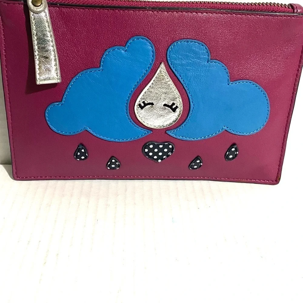Miss Albright Pink and Blue Clutch